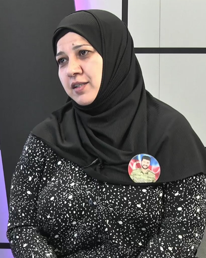 Şəhid anası Almaz Cabariyeva oğlu Cavid Cabariyev haqqında...